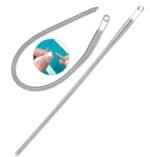 Stainless Steel Flexible Spring Drawstring Threading Tool | Bendable Multi-Purpose Elastic & Rope Threader for Sewing, Tailoring & Craft Work - Image 2