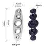 Fabric Button Making Tool Set with Bases | DIY Covered Button Maker Kit for Sewing & Tailoring - Image 2