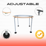 18 Inch Aari Work Stand with Frame | Adjustable Wooden Embroidery Stand - Image 3