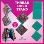 392 Spool Thread Holder Rack | Wall Hanging Thread Organizer for Sewing - Image 2