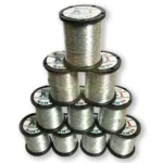 A1 Zari Thread Pack of 10 Silver Colour | Aari & Embroidery Thread