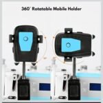 Sewing Machine Mobile Phone Holder with Double Magnet | 360° Flexible Stand - Image 2