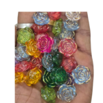 Multi Colour Rose Petal Shells Pack 25g | Decorative Craft & Jewellery Making Shells