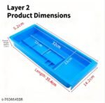 Universal Double Layer Storage Box for Sewing Tools | Presser Feet Organizer - Image 3