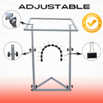 24x16 Rectangle Height Adjustable Aari Work Stand with Clips