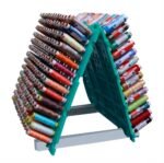 392 spool thread holder rack wall hanging organizer for sewing embroidery threads