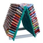 392 spool thread holder rack wall hanging organizer for sewing embroidery threads