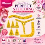 8 pcs tailoring scale set for blouse and dress cutting plastic sewing pattern scale kit with curve and armhole scale fashion designing measurement ruler set for tailors