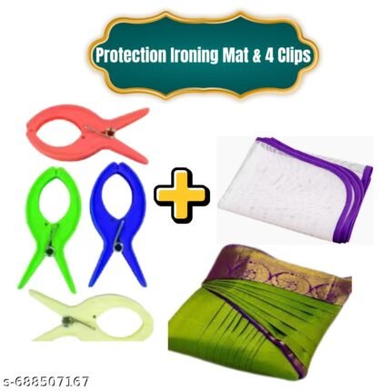 saree pre pleating kit 4 inch with clips and ironing mat – Lavanya's Mart