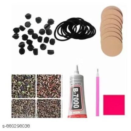 Hair Band Making Kit – DIY Bands, MDF Base & Kundan Stones – Lavanya's Mart