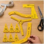 Manan Blouse Cutting Scale Set 8 Pcs – 3 Dart Pattern Rulers – Lavanya's Mart