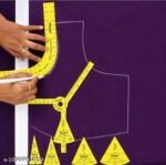 Manan Blouse Cutting Scale Set 8 Pcs – 3 Dart Pattern Rulers – view 3 – Lavanya's Mart