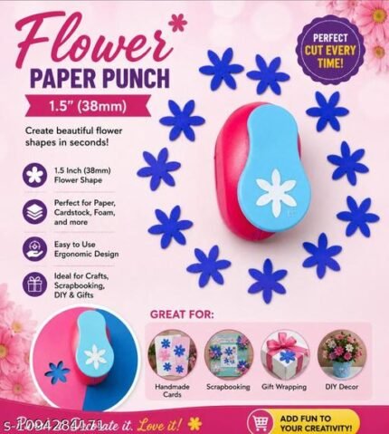 Jasmine Flower Punch 1.5 Inch – EVA Foam Gajra Maker – Lavanya's Mart