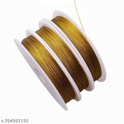 gold gear wire rolls for jewellery making – Lavanya's Mart